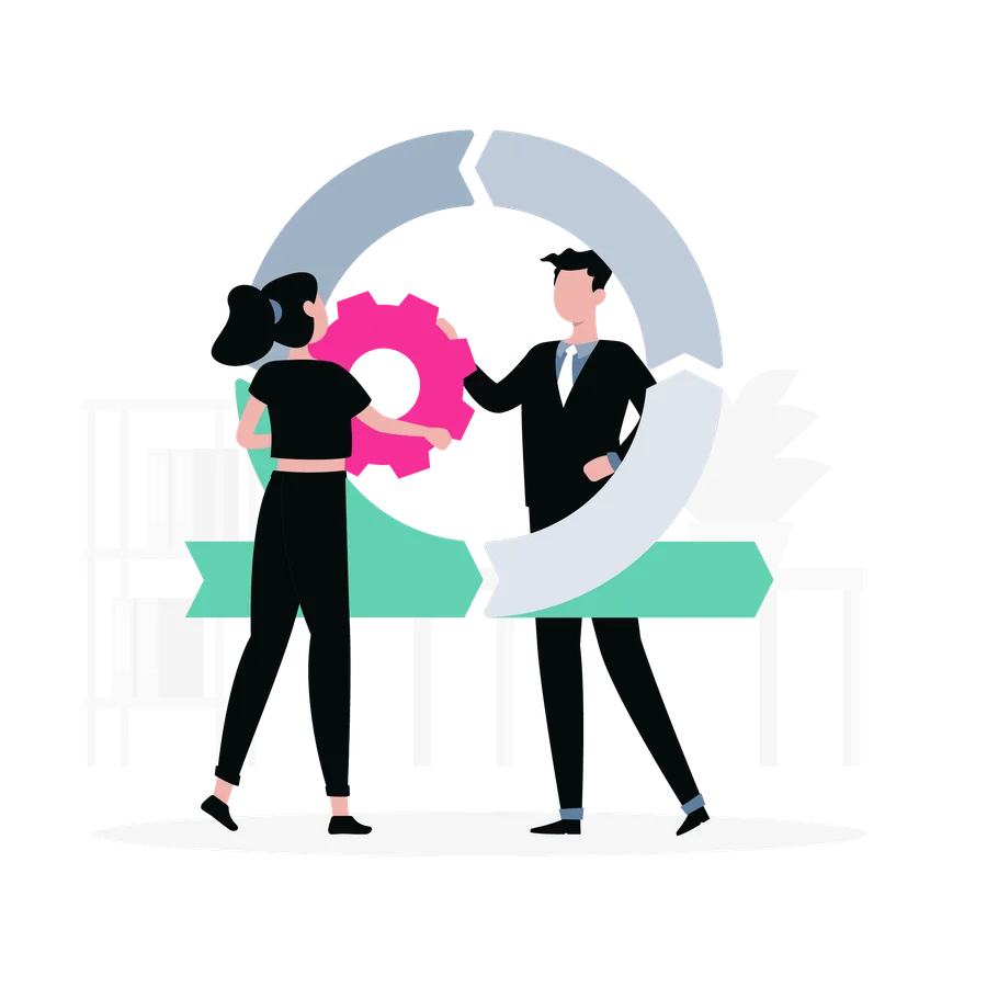 Illustration der Schema-Visualisierung und Datenflussdiagramme