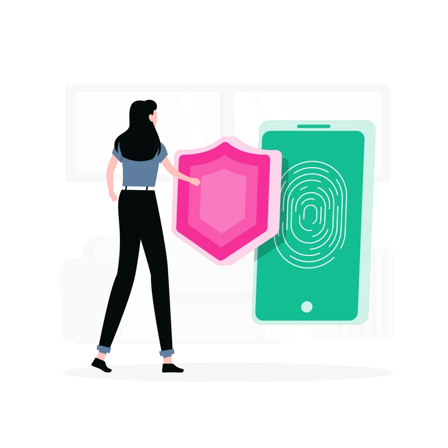 Illustration des sicheren und Compliance-konformen Datenzugriffs