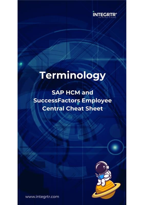 SAP HCM und SuccessFactors Employee Central Spickzettel Titelbild
