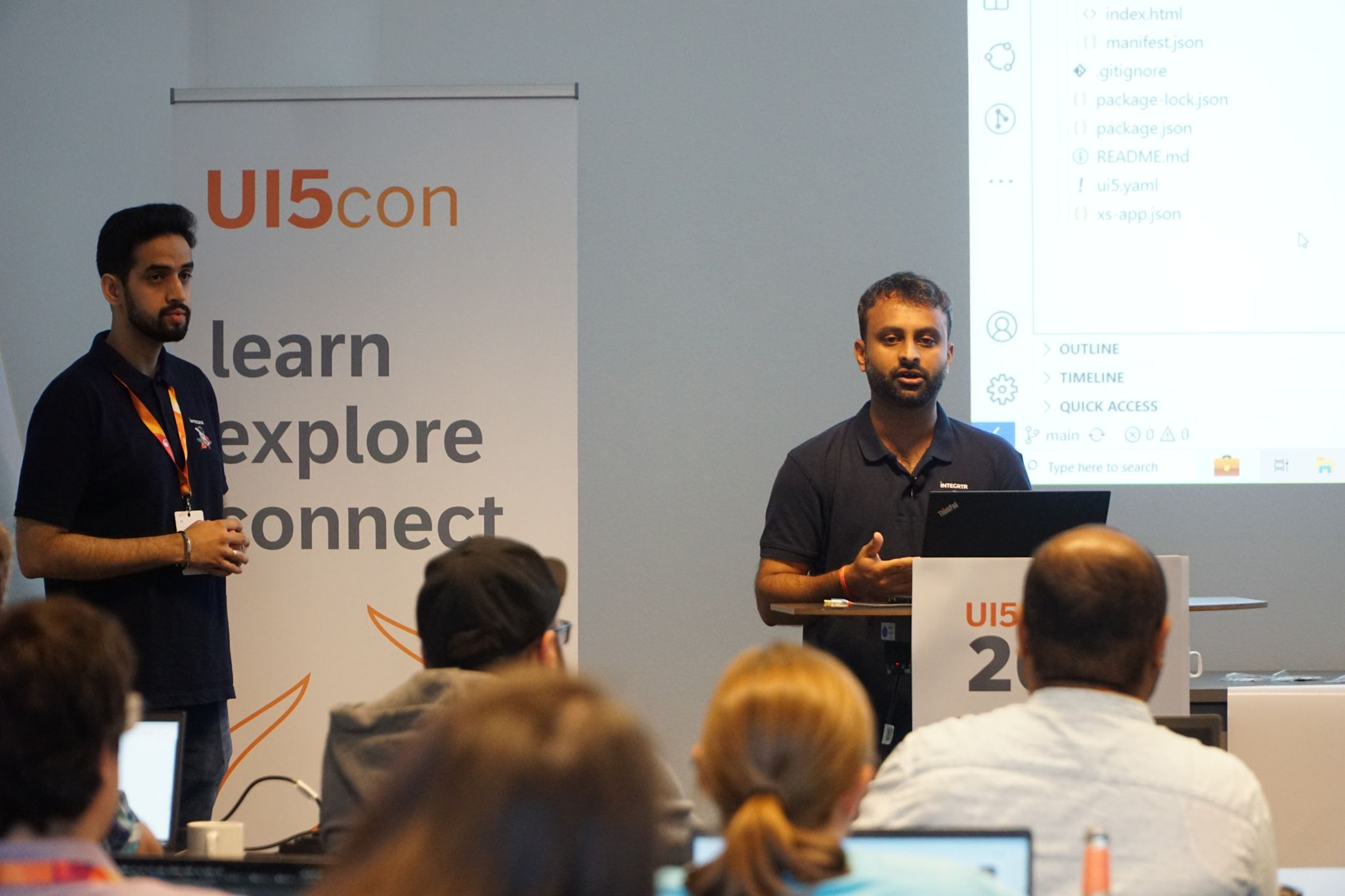 Vivek (right) and INTEGRTR Co-Founder Nitish (left) at he UI5 Con, INTEGRTR was also a gold sponsor.
INTEGRTR Fellowship Program Experience - UI5Con event