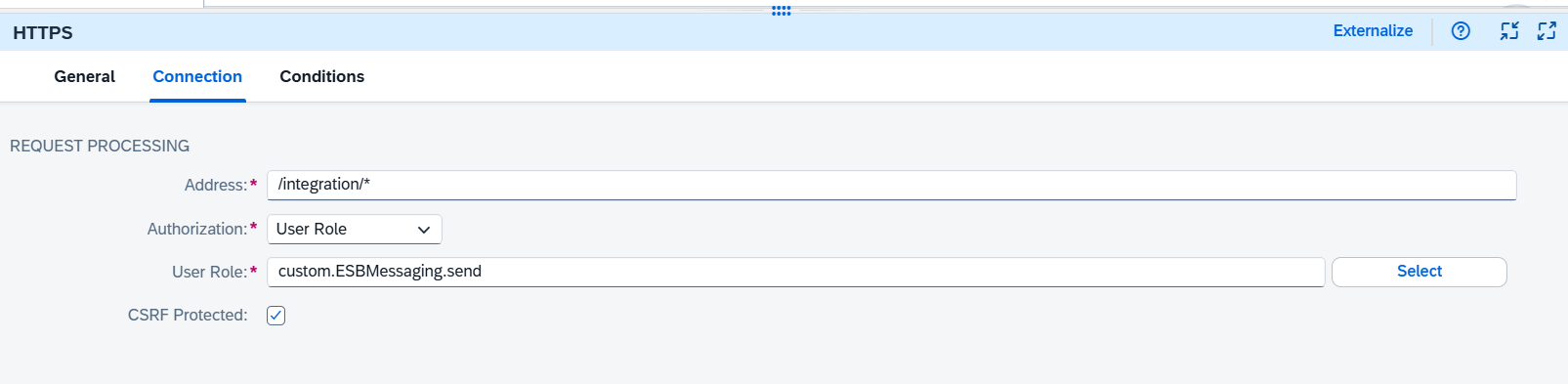 HTTP Sender Adapter wildcard path configuration