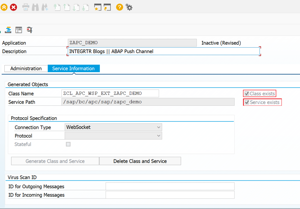 Creating APC: Step 3