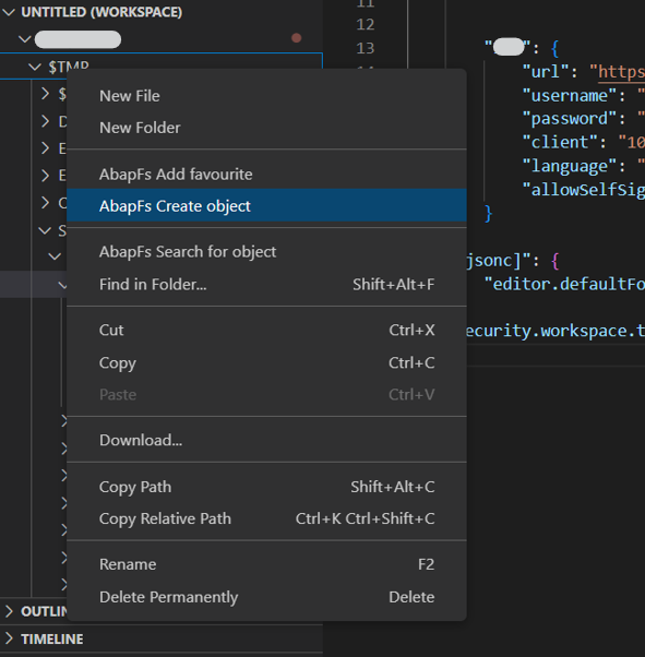 ABAP on VS Code - INTEGRTR