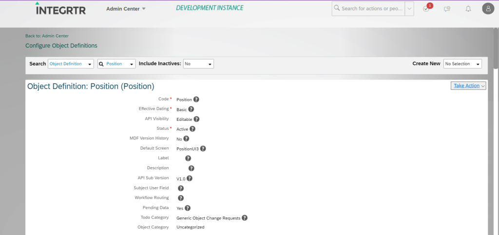 MDF Objects in SAP SuccessFactors