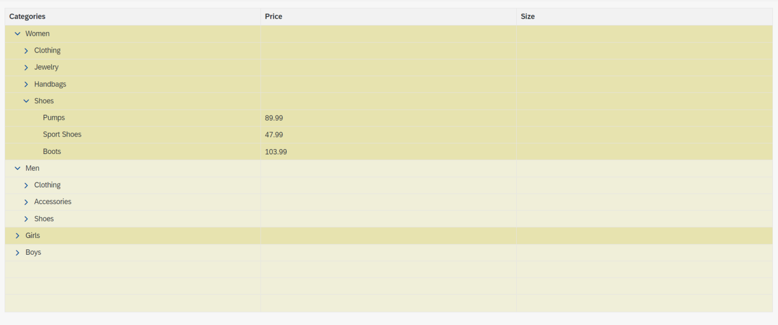 Alternative Row Colors for UI5 Tree Table INTEGRTR