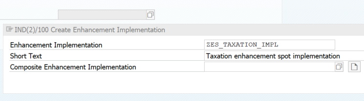 Enhancement implementation 